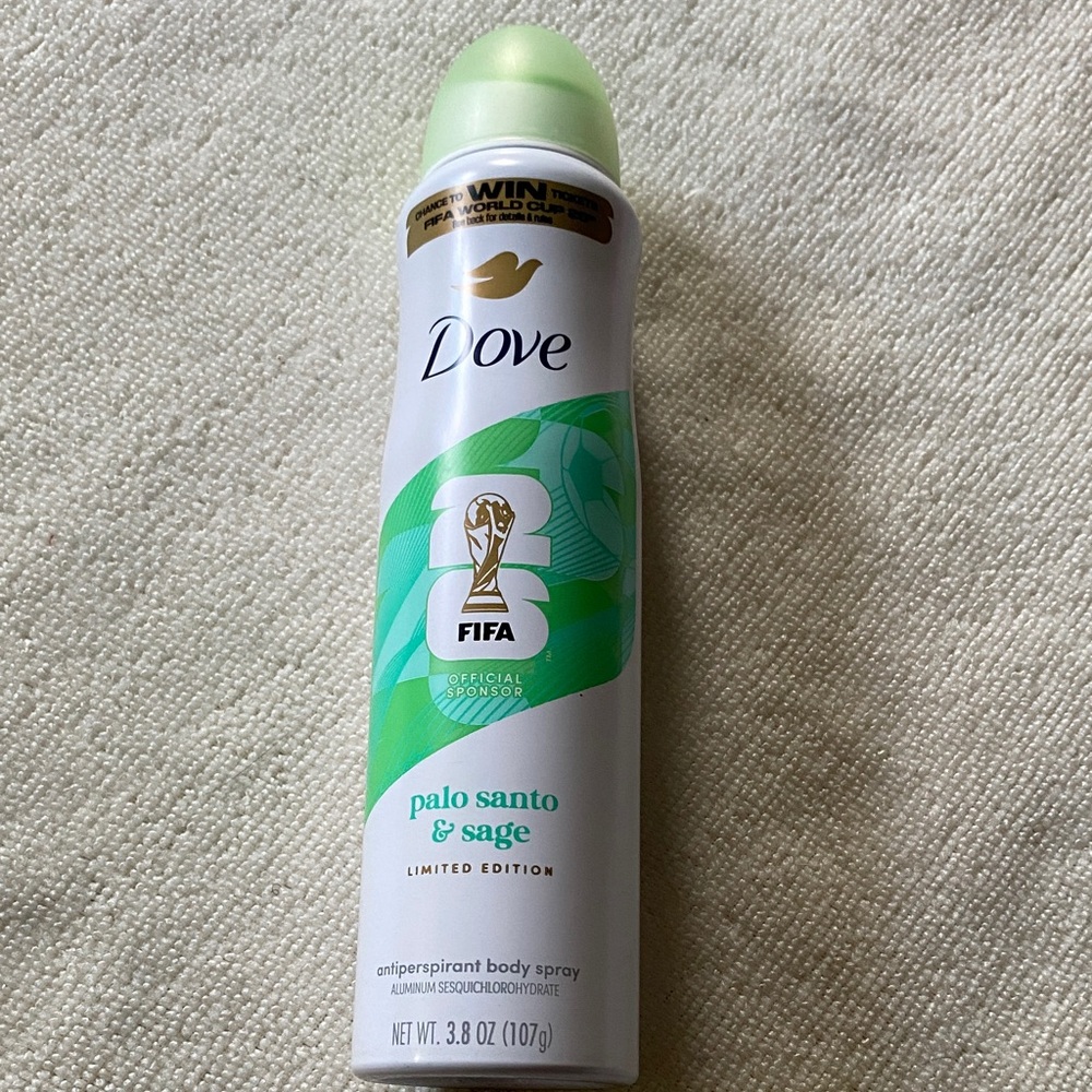 Dove Palo Santo & Sage Antiperspirant Body Spray - Green